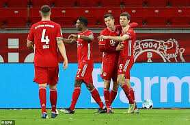 Bayern need lewandowski goal to rally for gladbach draw. Bayer Leverkusen 1 2 Bayern Munich Robert Lewandowski On Target Late On To Secure Dramatic Victory Australiannewsreview
