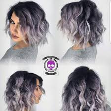 Black And Silver Ombre Short Hair Instagram Photo By Fiidnt Short Hairstyles Jun 5 2016 At 1 08am Utc Shampoo For Gray Hair Lilac Hair Pinterest Hair