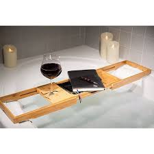 Whirlpool bathtubs, jetted bathtubs, clawfoot tubs & more! Bamboo Bathtub Tray Caddy Wooden Bath Tray Table With Extending Sides Reading Rack Tablet Holder Cellphone Tray And Wine Glass Holder Walmart Canada