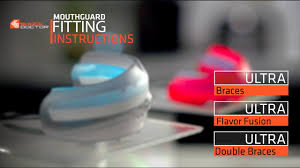 While you can adapt boil and bite mouthguards that you can buy off the shelf, these are not the best for protecting your teeth. Shock Doctor Ultra Braces And Ultra Double Braces Mouthguard Fitting Video Youtube