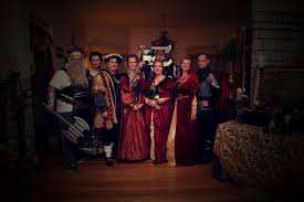 A bottle of water at your seat. Medieval Banquet Dinner Party With Menu Recipes Games Chic Party Ideas