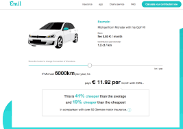 Maybe you would like to learn more about one of these? Pay Per Mile Insurance Startup Launches In Germany