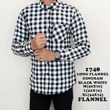 Baju baju dress dompet kulit, baju pria, mens, fashion, jas pria png. Kemeja Flanel Hitam Putih Kotak Kotak Hightquality Lazada Indonesia