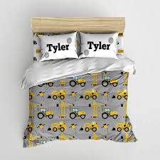 Find a wide selection of toddler beds at nebraska furniture mart. Construction Kids Bedding Personalized Excavator Kids Bedding Set Baby Crib Bedding Duvet Comforter Set Construction Bedroom Big Boy Room Toddler Bed Set