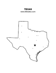 This printable map is a static image in jpg format. Blank Map Of Texas Find This Map And The Other 49 States At Http Www 50states Com Texas Map Texas Outline Texas
