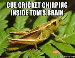 :) funny meme cricket insect #sound#. Crickets Chirping Memes