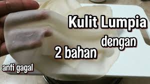 Cara Baru Membuat Kulit Lumpia Kulit Risoles Hanya Dengan 2 Bahan Youtube Lumpia Semarang Resep Makanan Ide Makanan