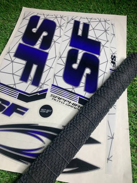 Cricket bat sticker Embossed ( SF ) | eBay UK