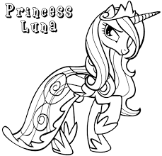 Mlp coloring pages nightmare moon. Princess Luna Coloring Pages Best Coloring Pages For Kids