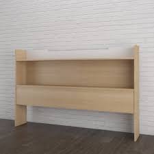 We bought wrington storage platform bed by. Nomad 346939 Queen Size Storage Headboard In White Natural Maple Nexera 346939