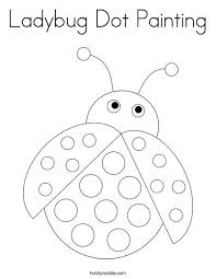 On each of the following pages, you will find an image of one famous work of art. Ladybug Dot Painting Coloring Page Twisty Noodle Ladybugs Preschool Ladybug Coloring Page Preschool Coloring Pages