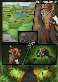 Furry yiff doujin in the woods beast