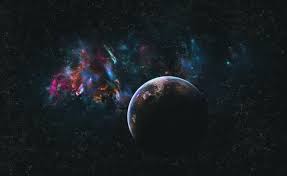 Dark galaxy background warm fire embers glowing on dark background in 4k dark fantasy background composite. Black Planet In Galaxy Poster Hd Wallpaper Wallpaper Flare