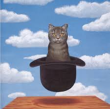 Rene Magritte Cat In A Hat 1920s Note Apparently Not A Magritte Magritte Paintings Magritte Art Cat Art