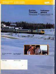 Now $29 (was $̶3̶7̶) on tripadvisor: Via Rail System Timetable October 26 1986 Rolling Stock Rail Transport