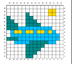 This C2c Block Is A 15 By 15 Pixel Square Block Which Measures Up To Graph Paper Designs Cross Stitch Designs Graph Paper Art