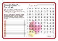 ﻿the game called rock band word search was played over 7 times. Word Search Band Aid
