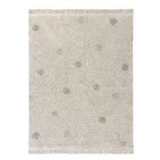 Fluffy rug, faux fur rug, living room ultra soft. Lorena Canals Teppich Hippy Dots Natural Olive 120x160 Cm Engel Bengel Onlineshop