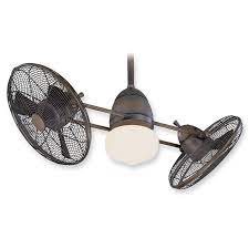 Minkaaire f402l 42 sweep 6 blade gyro wet outdoor / indoor twin turbo fans with wall control system. Minka Aire Gyro F602 Rrb 42 Double Motor Ceiling Fan