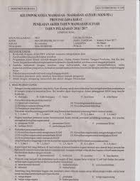 Contoh Soal Ujian Madrasah Aliyah Pkn Guru Ilmu Sosial