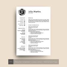 Resume Template 3 Pages Cv Cover Letter References For Ms Word Professional Creative And Design Cv Model 01 Curriculum Creativo Cv Creativo Lettere