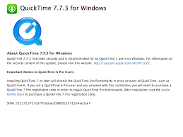 Allows your icons on the desktop to have a. Download Quicktime 7 7 3 For Windows