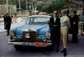 1963 Rally Monte Carlo Ewy Rosqvist Ursula Wirth Mercedes 220se Race Cars Cars Trucks Rally