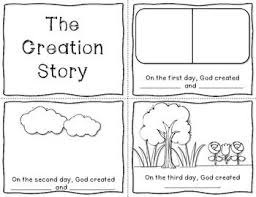 The Creation Story Mini Book Freebie Sunday School Preschool Bible Crafts Sunday School Activities