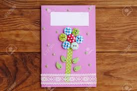 These wishes will help your friends feel happy on their day of celebration. Mother S Day Or Mom Birthday Greeting Card With Flower Isolated On A Wooden Background Easy Handmade