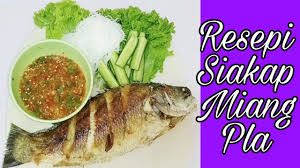Miang pla pao kao saen (phahol market). Resepi Siakap Miang Pla Pao Sedap Dan Mudah Youtube