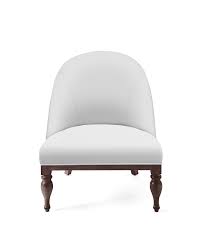 Somewhere Between A Curved Back Barrel And An Armless Slipper Chair Mercer Offers The Best Of Both Worlds An Uno Chair Havenly Living Room Occasional Chairs