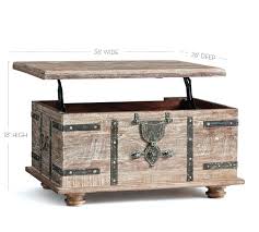 These cute old trunks usually remind me of my granny's old house in countryside which we visited every summer vacations. Kaplan Reclaimed Wood Lift Top Coffee Table Pottery Barn