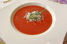 Altdeutsche Tomatensuppe Mit Reis Von Tickerix Chefkoch Rezept Tomaten Suppe Tomatensuppe Mit Reis Tomatensuppe