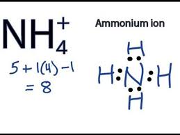 126 Nh4 Lewis Structure How To Draw The Dot Structure For Nh4 Ammonium Ion Youtube Molecular Geometry Science Chemistry Chemistry