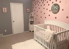 Eva S Rose Gold And Bunny Nursery Project Nursery Rose Gold Bedroom Rose Gold Nursery Decor Gold Baby Room