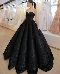 Black And Silver Prom Dresses Ball Gown Sweep Train Black Sequin Prom Dress P2402 Black Prom Dress Ball Gown Black Ball Gown Ball Gowns Prom