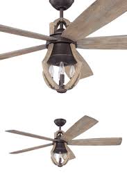 Weathered Pine Blades And Matching Accents Around A Slender Housing In A Rich Aged Bronze Finish Give The With Images Ceiling Fan Ceiling Fan Bedroom Farmhouse Ceiling Fan