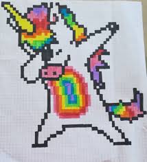 Pixel Art Licorne Qui Fait Un Dab Pixel Art Licorne Pixel Art Pixel Licorne