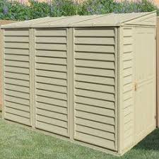 Sidemate 4 Ft W X 8 Ft D Plastic Lean To Storage Shed Shed Storage Storage Shed Outdoor Storage Sheds