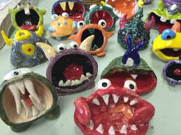 Pinch Pot Monsters Monster Knutselen Knutselen 6de Leerjaar Monsters