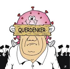 Querdenker von JotKa | Medien & Kultur Cartoon | TOONPOOL