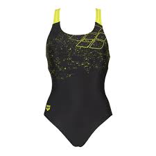 Arena costumi da bagno arena jewel costumi donna fr 48. Arena Costume Intero Piscina Bra Lightning Nero Giallo Donna Acquista Online Su Sportland