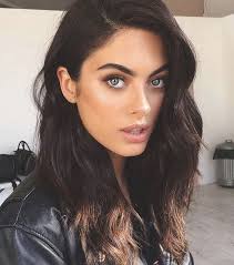 Natural Makeup Blue Eyes Smokey Brown Hair Brown Hair Blue Eyes Hair Styles Dark Hair Blue Eyes