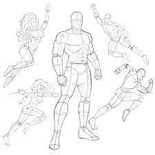 Image Result For Anatomia De Superheroes Anime Poses Reference Superhero Sketches Comic Book Drawing