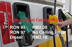 Petrol is up by 4 sen per litre while diesel is up by 3 sen per litre. Malaysia Ron95 Petrol Price Ceiling Price Coupon Malaysia Malaysia Sales Malaysia Freebies Malaysia Promotion Vouchers Coupon Codes Warehouse Sales Daily Deals Deals Malaysia