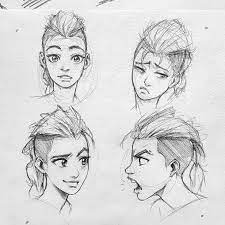 Can T Stop Looking At These Sketches Put The Hashtag Ani Drawing Expressions Manga Drawing Realistic Drawings