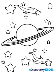 Students can color a picture of saturn. Saturn Coloring Pages Print Coloring Home