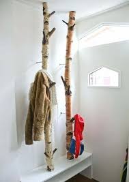 Coat rack ideas offer designs that integrate easily into every interior and will add great eye appeal to your space. 27 Ideas Tree Wood Diy Coat Racks For 2019 Diy Coat Rack Standing Coat Rack Diy Coat