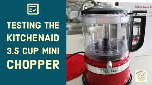 Rated 5 out of 5 by tealassie from my second kitchenaid food processor i had my first kitchenaid food processor for over 10 years, and really liked it. Kitchen Aid Mini Food Processor First Time Review 3 5 Cup Kfc3516cu Youtube