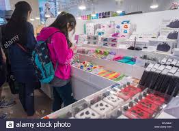 shoppers in the design store flying tiger copenhagen on opening day in the flatiron district in new york on s design store flying tiger copenhagen stock photos